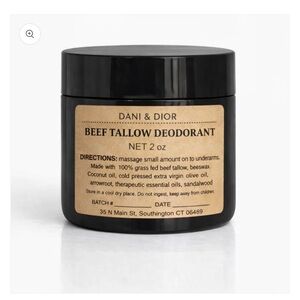 Beef Tallow Deodorant - men or Women